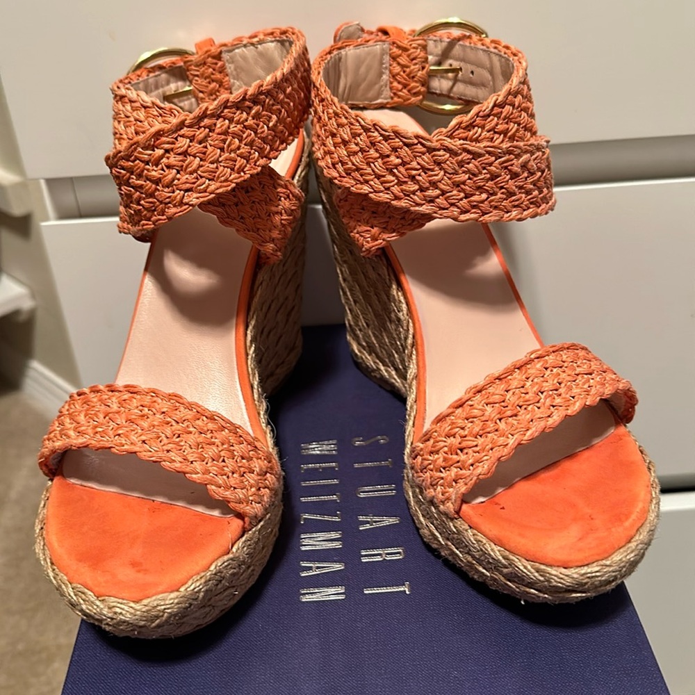 Stuart Weitzman espadrille wedges